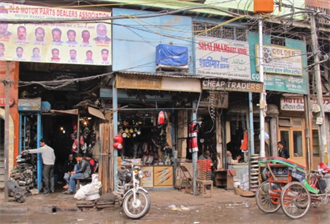 Indian Motorparts Shops with electric cables